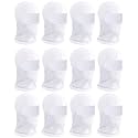 Panitay 12 Pack Spray Sock Head Socks Painters Hood Mask,White