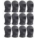 Panitay 12 Pack Spray Sock Head Socks Painters Hood Mask,Dark Gray