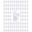 Panitay 200 Pack Spray Sock Head Socks Painters Hood Mask,White