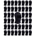 Panitay 25 Pack Spray Sock Head Socks Painters Hood Mask,Black