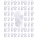 Panitay 50 Pack Spray Sock Head Socks Painters Hood Mask,White