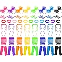 Panitay 80s Neon Costume Accessories for Women
