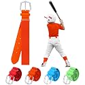 Panitay Youth Baseball/Softball Belt PU Leather Elastic Adjustable Uniform Belt Waist Belt for Boys Girls Youth