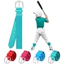 Panitay Youth Baseball/Softball Belt PU Leather Elastic Adjustable Uniform Belt Waist Belt for Boys Girls Youth