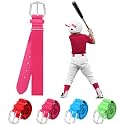 Panitay Youth Baseball/Softball Belt PU Leather Elastic Adjustable Uniform Belt Waist Belt for Boys Girls Youth