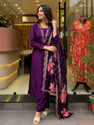 PANJURLI Women Cotton Rayon Kurta Pyjama Dupatta