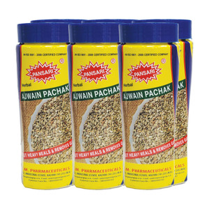pansari ajwain pachak 200g tangy and tasty mouth freshener 6 x 1 pieces