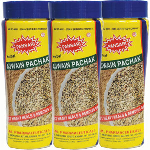 pansari ajwain pachak 200g tangy and tasty mouth freshener 3 x 1 pieces