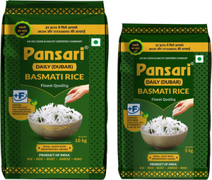 pansari daily dubar finest quality basmati rice 15 kg