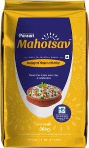 pansari inaayat mahotsav premium basmati rice 30 kg