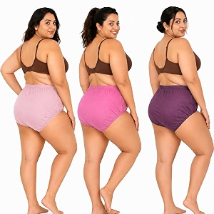 Panties for Girls Pack of 3 Multicolor