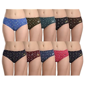 Panty Set for Women Printed Mid
