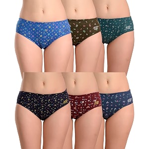 Panty Set for Women Printed Mid