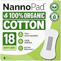 Organic Panty Liners for Women, Ultra-Thin, 18 Count