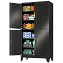 PAOFIN 79" Metal Garage Storage Cabinet with 4 Adjustable Shelves