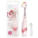 Papablic Toddler Electric Toothbrush for Age 2-4, Pink Unicorn Doris