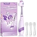 Papablic Toddler Sonic Electric Toothbrush Kids for Ages 1-3, Unicorn(Arya)