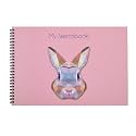 Papboo Rabbit- A5 Artist Sketch Book - Drawing Book, with Back Support-140 GSM- 60 Pages- (Matte Finished Cover)