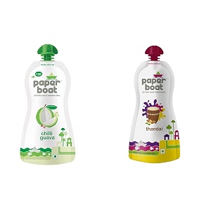 paper boat thandai 180ml pack of 6  paperboat chilli guava 200ml pack of 6