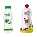 Paper Boat Thandai, 180ml (Pack of 6) + Paper Boat Coconut Water, 200ml (Pack of 6)