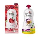 Paper Boat Thandai, 180ml (Pack of 6) + Paper Boat Anar 1L (Pack of 2)