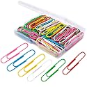 Paper Clips, 100Pcs 2 Inch Large Paperclips Assorted Color