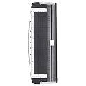 Paper Cutter, A4 Paper Trimmer 12 inch Cut with Automatic Hand Safeguard and Side Ruler for Scrapbooking, Coupon, Craft Paper, Cardstock, Label and Photo (Black/White, Pack of 1)