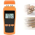 Paper Moisture Meter Tester, Digital Paper Moisture Tester, 0.1~100% RH Paper Moisture Meter Tester, 0.5s Measurement Rate/Real-time Temperature Display, for Ordinary Writing Paper