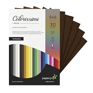 paper pep colorissimi card stock 220gsm 434x634 caffe brown unicolor pack of 60 sheets
