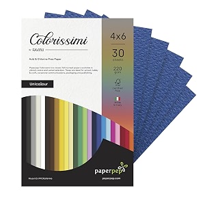 paper pep colorissimi card stock 220gsm 434x634 cobalto dark blue unicolor pack of 30 sheets