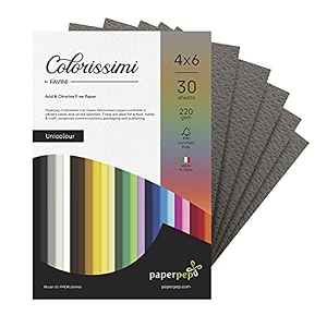 paper pep colorissimi card stock 220gsm 434x634 piombo dark grey unicolor pack of 60 sheets