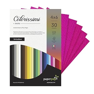 paper pep colorissimi card stock 220gsm 434x634 ciclamino dark pink unicolor pack of 30 sheets