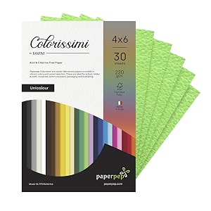 paper pep colorissimi card stock 220gsm 434x634 pistacchio pastel green unicolor pack of 60 sheets