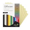 Paper Pep Colorissimi Card Stock 220GSM A3 Camoscio (Pastel Yellow) Unicolor Pack of 8 Sheets