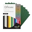 Paper Pep Colorissimi Card Stock 220GSM A3 Pino (Dark Green) Unicolor Pack of 8 Sheets