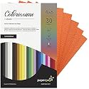 Paper Pep Colorissimi Card Stock 220GSM 4"X6" Mandarino (Orange) Unicolor Pack of 30 Sheets