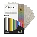 Paper Pep Colorissimi Card Stock 220GSM 4"X6" Grigio (Light Grey) Unicolor Pack of 30 Sheets