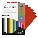 Paper Pep Colorissimi Card Stock 220GSM A3 Scarlatto (Red) Unicolor Pack of 8 Sheets