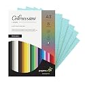 Paper Pep Colorissimi Card Stock 220GSM A3 Azzurro (Baby Blue) Unicolor Pack of 8 Sheets