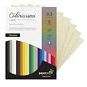 Paper Pep Colorissimi Card Stock 220GSM A3 Avorio (Cream) Unicolor Pack of 16 Sheets