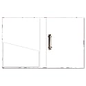 Paper Plane Design 2D Folder Case, A4 Size, Ring Binder File Folder, Can Use in Office/Hospital/Banking/Account/School Documents, Bills & Certificates