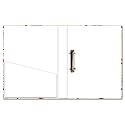 Paper Plane Design 2D Folder Case, A4 Size, Ring Binder File Folder, Can Use in Office/Hospital/Banking/Account/School Documents, Bills &amp; Certificates