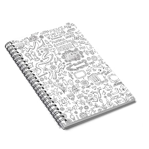 paper plane design a5 notebook - personal diary notes planner 140 pages