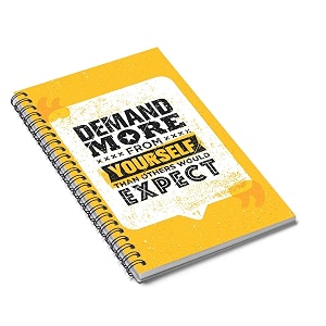 paper plane design a5 notebook - personal diary notes planner