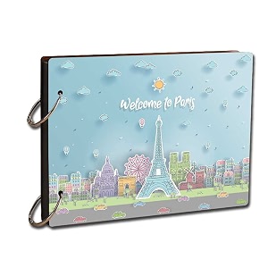paper plane design gift for loved ones craft scrapbook photo book travel diary album