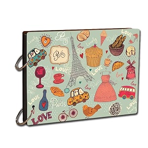 paper plane design gift for loved ones craft scrapbook photo book travel diary album 22 cm x 16 cm