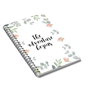 paper plane design a5 notebook - personal diary notes planner