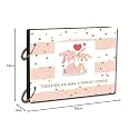 Paper Plane Design Valentines Day Gift For Loved Ones Craft Scrapbook Photo book (7) (Design 8) Standard