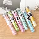 Paper Soap | Travel-Friendly Disposable Soap Flakes | Scented Mini Handwash Strips | Tube Bottle with Flower Design | Pocket Size Hygiene for Travel, Office, Camping (10)