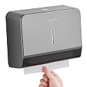 Paper Towel Dispenser Wall Mount, 200-Sheet, Gray